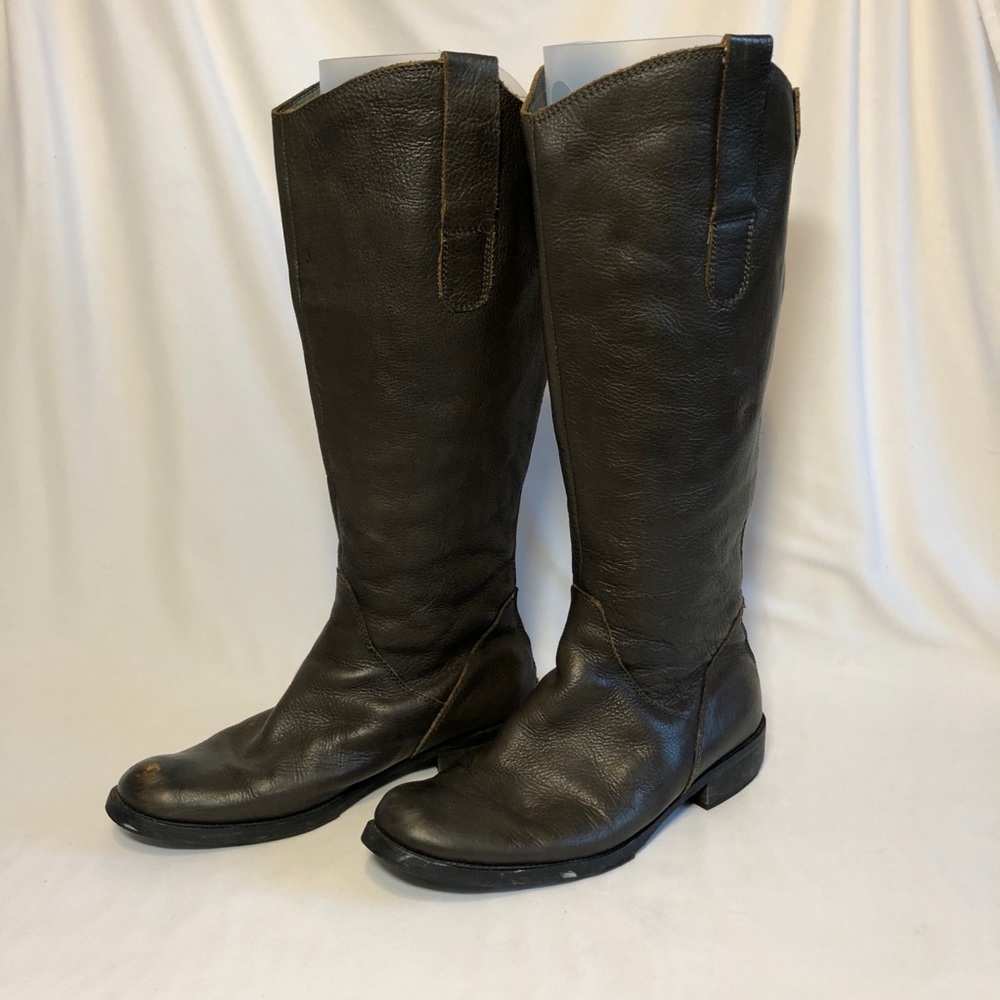 Miz Mooz Green Leather Boots - Picture 6 of 15